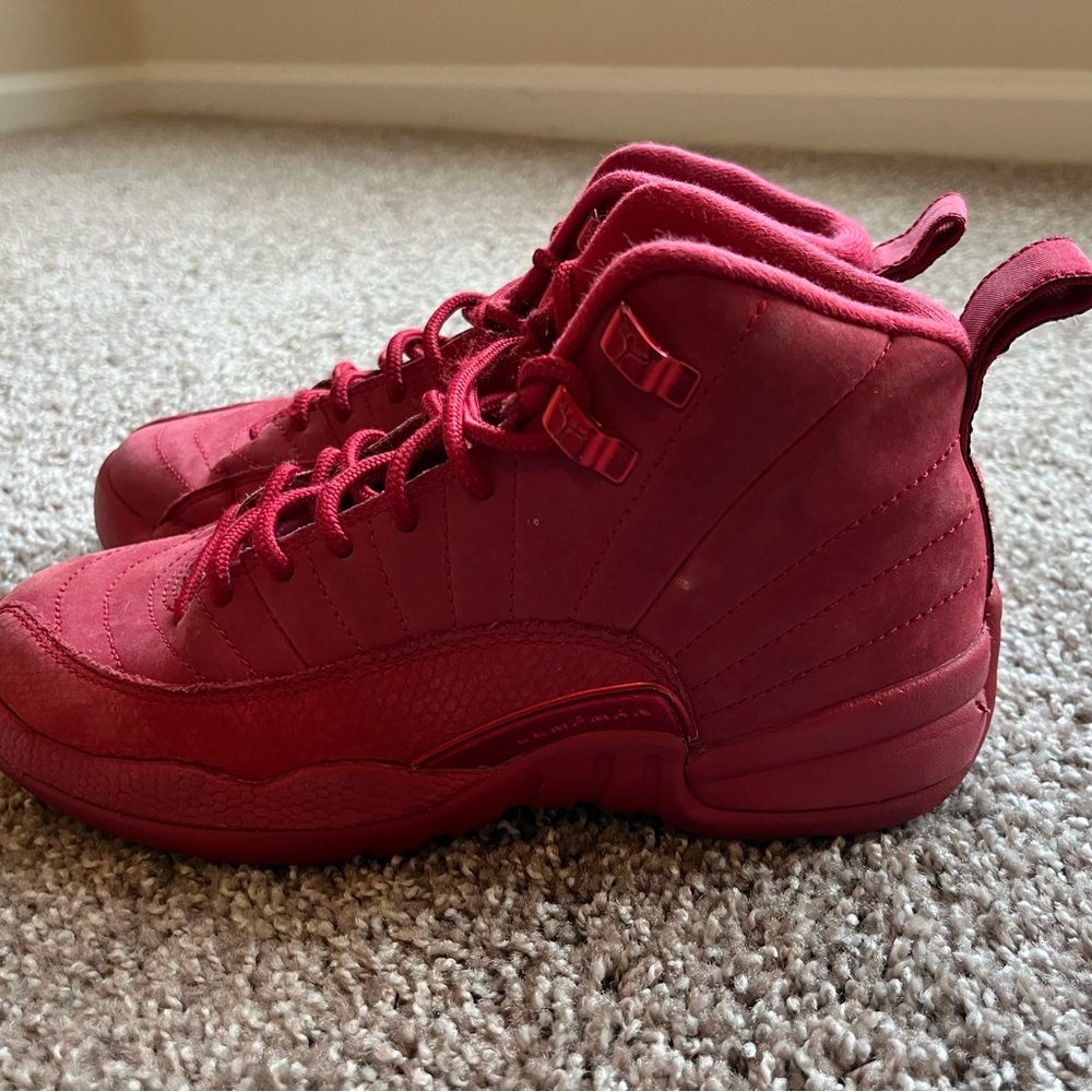 Air Jordan 12  Red Sneakers